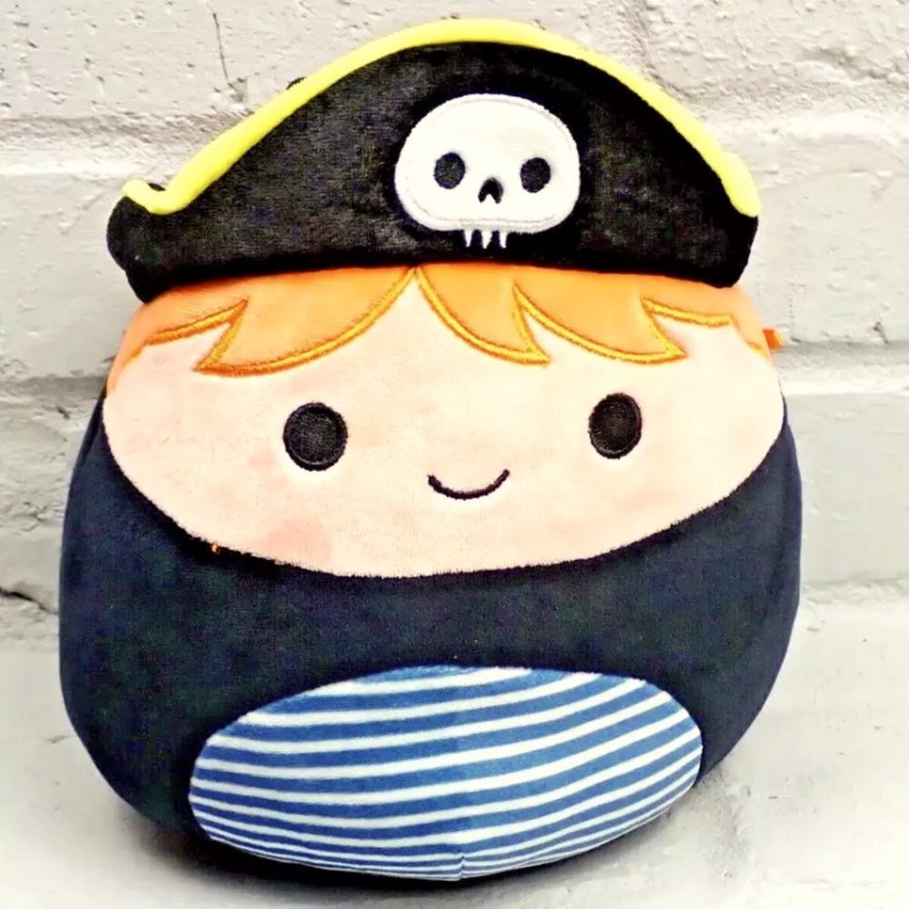Squishmallow Petey The Pirate Stuffed Boy Plush 8”